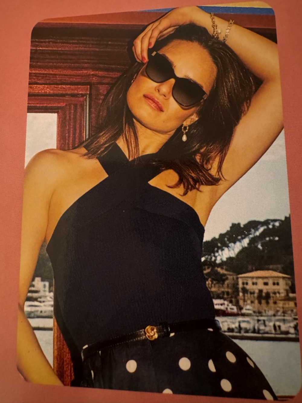 Ted Baker Black polarized Sunglasses with Gold Trim NWT